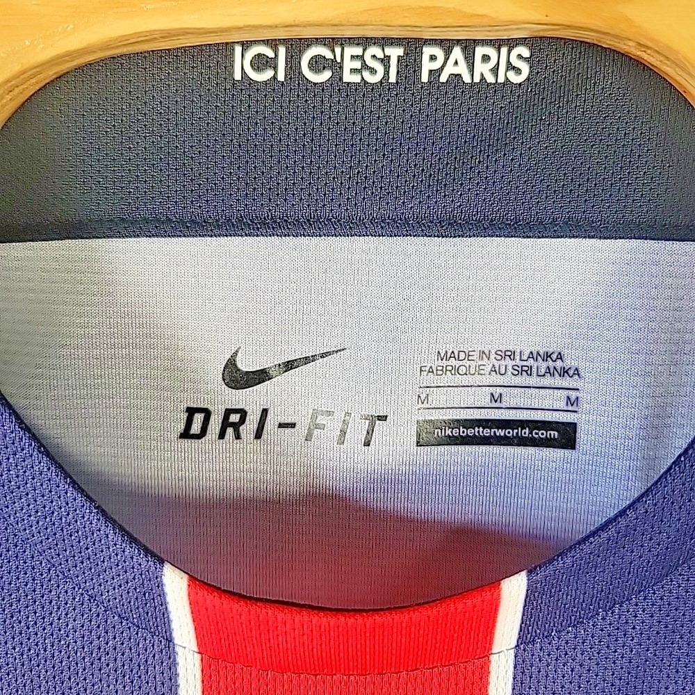 Nike Fly Emirates Jersey Women's M Medium PSG 2015 Soccer Football Navy Paris - Picture 6 of 9